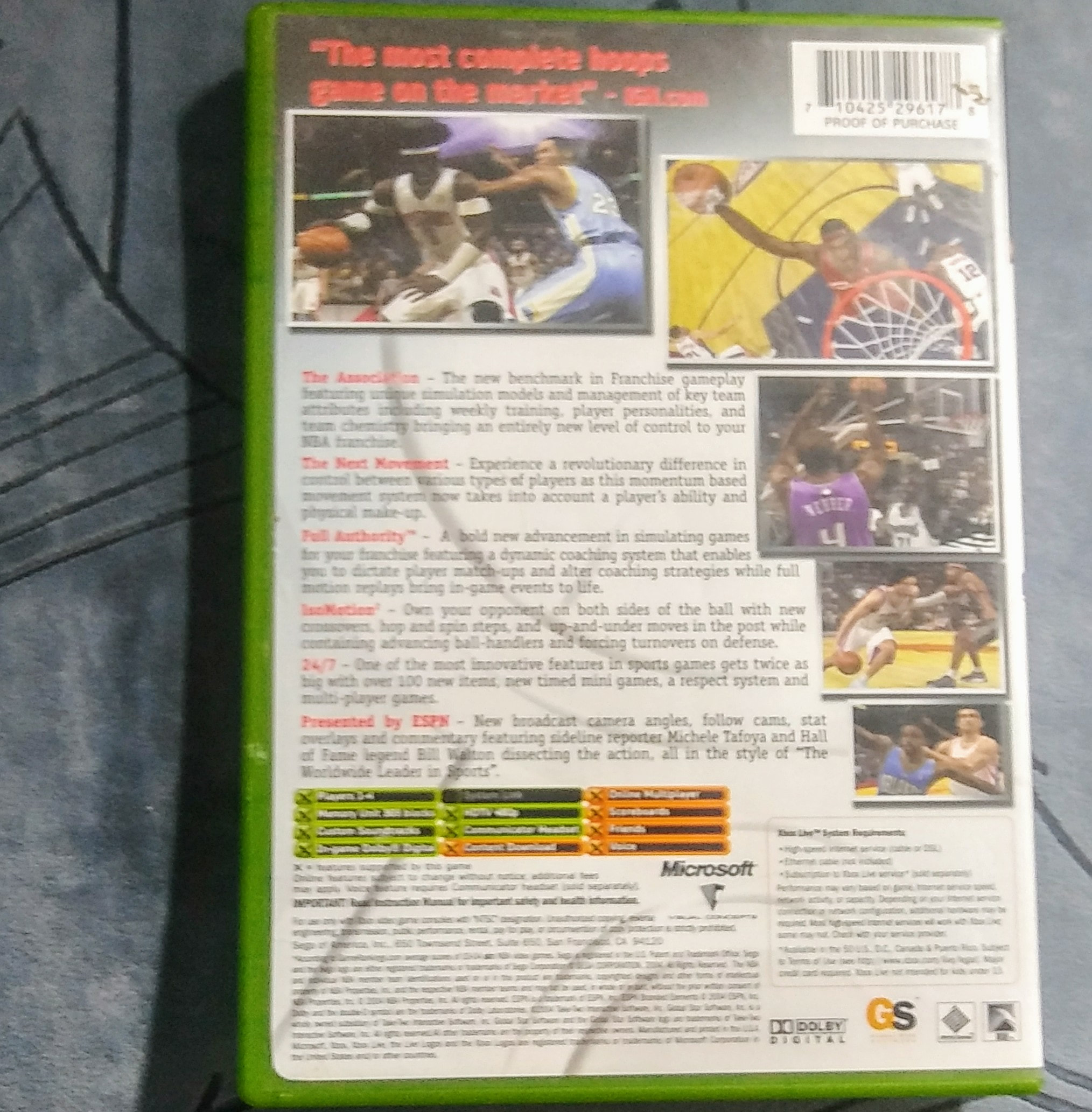 Wirwar Opstand Verstenen Xbox - ESPN NBA 2K5 - l | Classic Contagious Games LLC